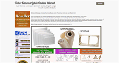 Desktop Screenshot of kanvasmurah.com