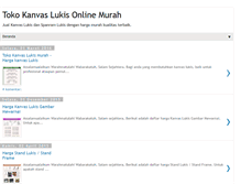 Tablet Screenshot of kanvasmurah.com